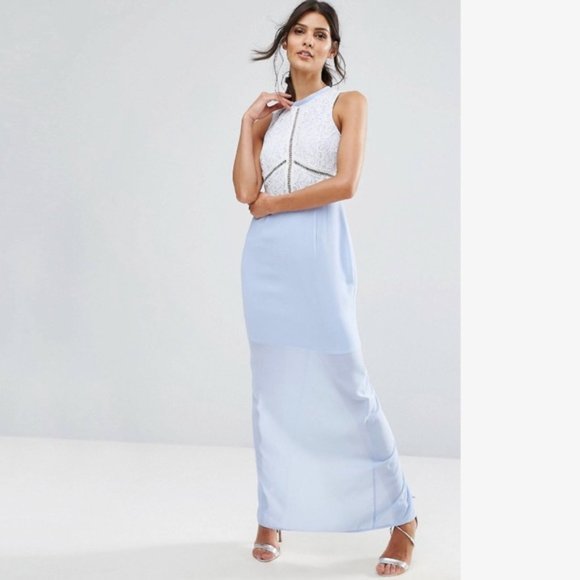 Lace Open Back Maxi Dress - Picture 4 of 4